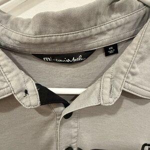 Travis Mathew polo. XXL. Good condition. Black, grey.